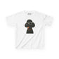 Black Poodle Wearing Sunglasses - Kids Tee