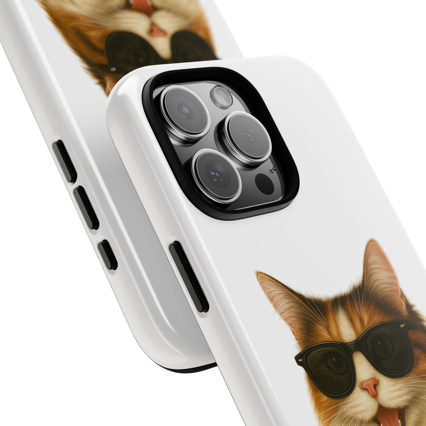 Calico Cat Wearing Sunglasses - Tough Phone Case