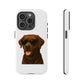 Brown Labrador Retriever Wearing Sunglasses - Tough Phone Case
