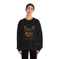 Yorkshire Terrier Wearing Sunglasses - Adult Crewneck Sweatshirt