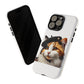 Calico Cat Wearing a Beret - Tough Phone Case