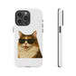 Calico Cat Wearing Sunglasses - Tough Phone Case
