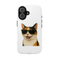 Calico Shorthair Cat Wearing Sunglasses - Tough Phone Case