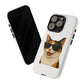 Calico Shorthair Cat Wearing Sunglasses - Tough Phone Case