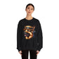 German Shepherd Wearing Boater Hat - Adult Crewneck Sweatshirt - Too Cute Pets