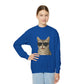 American Shorthair Silver Tabby Cat Wearing Sunglasses - Youth Sweatshirt