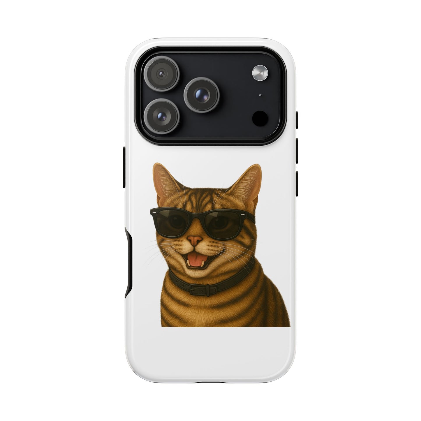 Tabby Cat Wearing Sunglasses - Tough Phone Case