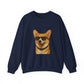 Corgi Wearing Sunglasses - Adult Crewneck Sweatshirt
