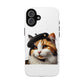 Calico Cat Wearing a Beret - Tough Phone Case