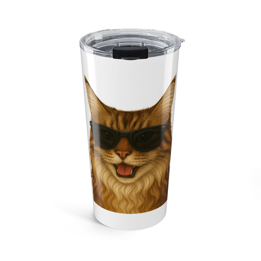 Maine Coon Wearing Sunglasses - 20oz Tumbler