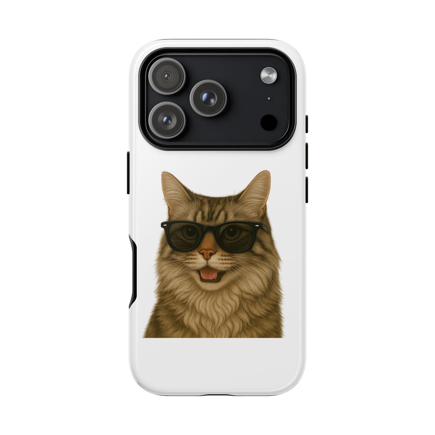 Siberian Cat Wearing Sunglasses - Tough Phone Case