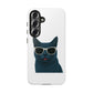 Russian Blue Cat Wearing Sunglasses - Tough Phone Case