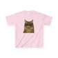 Siberian Cat Wearing Sunglasses Kids Tee