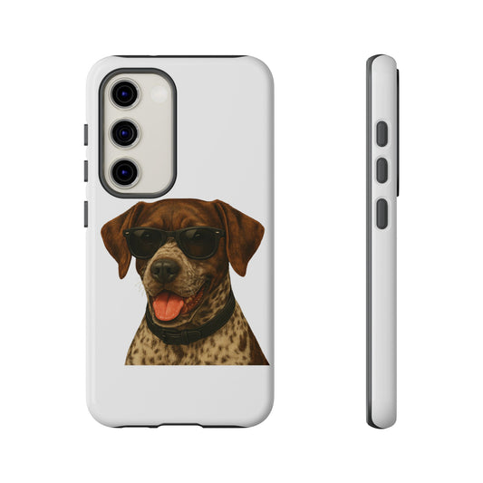 German Shorthaired Pointer Wearing Sunglasses - Tough Phone Case