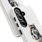 Husky Wearing a Fur Hunter Hat - Tough Phone Case
