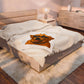 Golden Retriever Wearing Sunglasses - Sherpa Blanket
