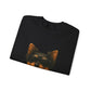 Yorkshire Terrier Wearing Sunglasses - Adult Crewneck Sweatshirt
