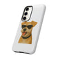 Miniature Schnauzer Wearing Sunglasses - Tough Phone Case