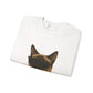 Siamese Cat Wearing Sunglasses - Adult Crewneck Sweatshirt
