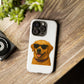Golden Retriever Wearing Sunglasses - Tough Phone Case